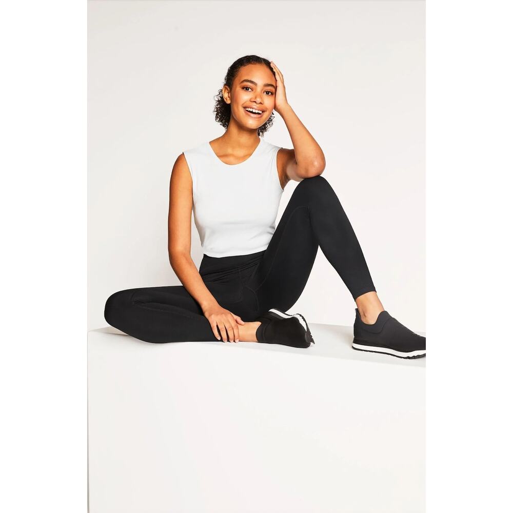 Noel Asmar Black Compression Fit High-Rise Leggings Women’s M
